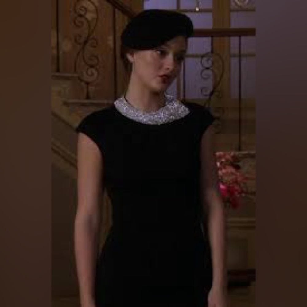 Milly of New York crystal collar dress seen on Blair waldorf size small - Picture 2 of 10